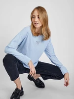 Blue women's long sleeve T-shirt GAP