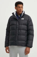 Oboustranná péřová bunda Helly Hansen HH REVERSIBLE DOWN pánská, černá barva, 53890