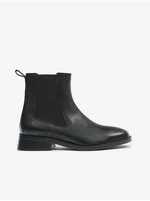Black Women's Leather Chelsea Boots Geox D Tormalina