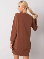 Brown cotton dress