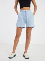 Light blue ladies tracksuit shorts JDY Paris - Women