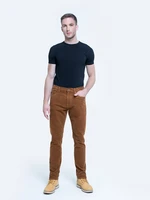 Big Star Man's Tapered Trousers 190005 Light  Sztruks-803