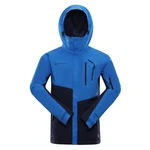 Men's jacket with membrane ALPINE PRO IMPEC electric blue lemonade