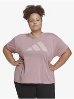 Old Pink Women's Heathed T-Shirt adidas Performance - Women