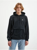 Black Mens Hoodie Converse - Men