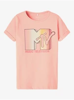 Pink Girly T-Shirt name it MTV - Girls