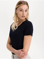 Dark blue womens basic T-shirt Tommy Hilfiger - Women