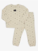 Beige Girly Patterned Tracksuit by Calvin Klein Jeans