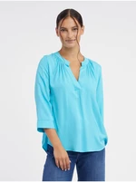 Women's turquoise blouse ORSAY