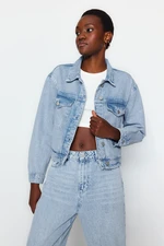 Trendyol Light Blue Trucker Denim Jacket