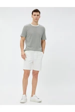 Koton Chino Shorts with Tie Waist Pocket Cotton Cotton