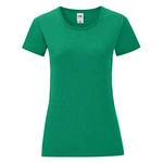 Iconic Women's Green Fruit of the Loom Women's T-shirt