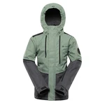 Children's ski jacket with ptx membrane ALPINE PRO ZARIBO loden frost