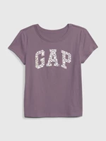 Fialové dievčenské tričko Gap