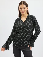 Black women's patterned blouse ORSAY