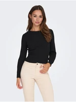 Black Women's Ribbed Sweater JDY Prime - Women