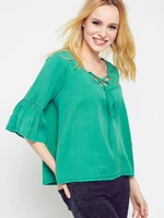 Blouse green Yups Awd0388.S11