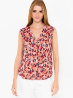 Red Floral Top CAMAIEU - Women