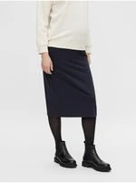 Mama.licious Sia Dark Blue Maternity Skirt - Women's