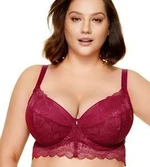 Reinforced bra Charlize / B4 - burgundy