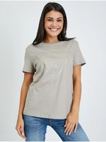 Grey Women's T-Shirt Guess Adele - Women