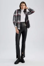 DEFACTO Faux Leather Pants