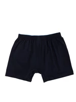 Men's boxer shorts made of cotton in dark blue