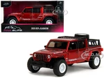 2020 Jeep Gladiator Pickup Truck Candy Red "Pink Slips" Series 1/32 Diecast Model Car by Jada