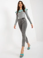 Trousers jeans-NM-SP-M516.38P-dark grey