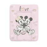 CEBA Podložka prebaľovacia mäkká na komodu (50x70) Disney Minnie & Mickey Pink