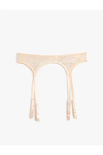 Koton Bridal Garters with Shiny Stones and Tulle