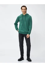 Koton 4WAM70052MK Cotton Men's Sweatshirt GREEN