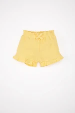 DEFACTO Baby Girl Comfort Fit Waffle Shorts