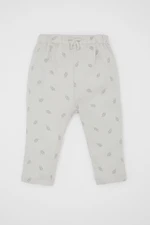 DEFACTO Baby Girl Patterned Waffle Pants