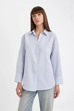 DEFACTO Oversize Fit Oxford Long Sleeve Shirt