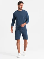 Ombre Men's sweatshirt set sweatshirt + shorts