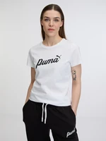 Puma ESS+ Script Triko Bílá