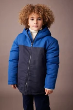 DEFACTO Boy's Water Repellent Hooded Coat