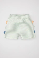 DEFACTO Baby Boy Striped Ribbed Shorts