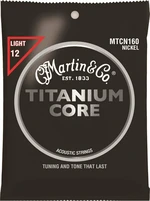 Martin MTCN160 Titanium Core Cordes de guitares acoustiques