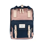 Himawari Unisex's Backpack Tr21288 Navy Blue/Pink