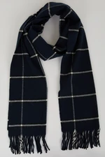 DEFACTO Men's Plaid Woven Scarf