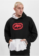 Pánská mikina s kapucí Ecko Unltd. Hoody černá/červená/bílá