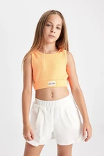 DEFACTO Girl's Crew Neck Undershirt