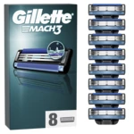 GILLETTE Mach3 Náhradné holiace hlavice pre mužov 8 ks