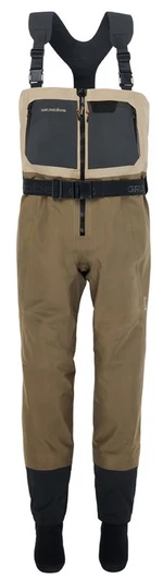 Grundéns prsačky men´s boundary zip stockingfoot wader stone/otter - xxl 46-47