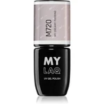 MYLAQ UV Gel Polish gelový lak na nehty odstín My Creamy Pudding 5 ml