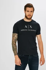 Tričko Armani Exchange pánske, tmavomodrá farba, s potlačou, 8NZTCJ Z8H4Z NOS