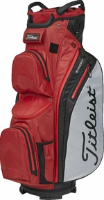 Titleist Cart 14 StaDry Dark Red/Grey/Black Cart Bag