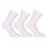 3PACK Socks Nedeto Ankle Bamboo White